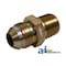 A & I Products Straight Solid Male JIC X Male NPT Adapter 3.75" x4" x2" A-43C21 - alternate 3
